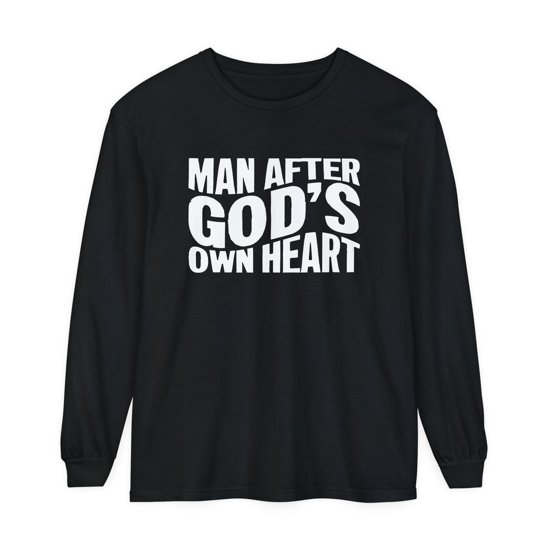 Man After God's Heart Long Sleeve Shirt Long-sleeve Black S 