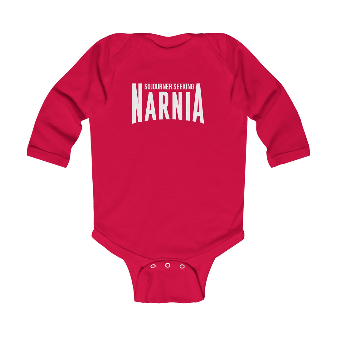 Sojourner Seeking Narnia Infant Long Sleeve Bodysuit Kids clothes Red NB (0-3M) 