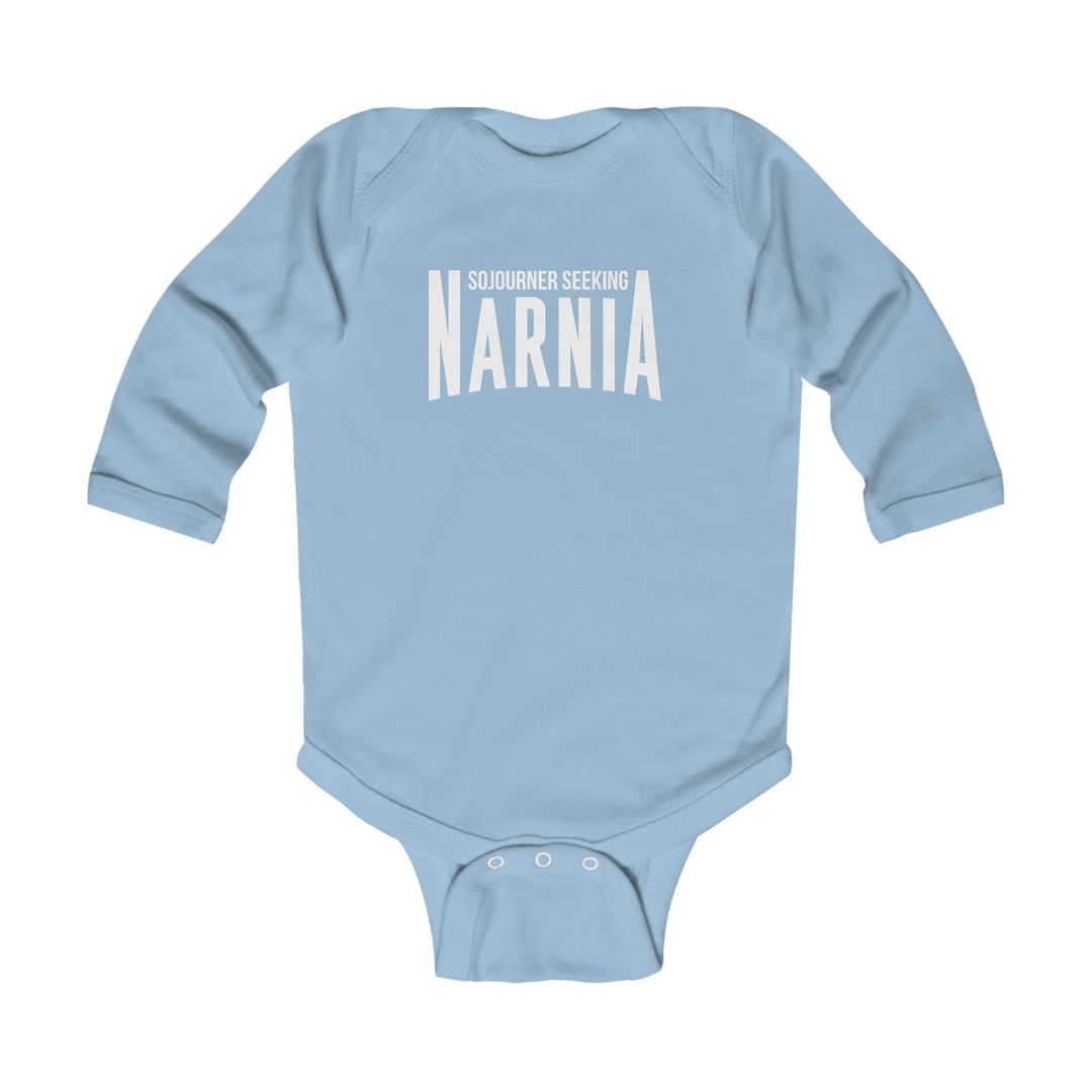 Sojourner Seeking Narnia Infant Long Sleeve Bodysuit Kids clothes Light Blue NB (0-3M) 