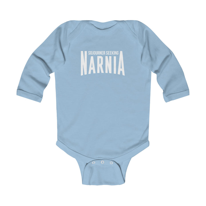 Sojourner Seeking Narnia Infant Long Sleeve Bodysuit Kids clothes Light Blue NB (0-3M) 