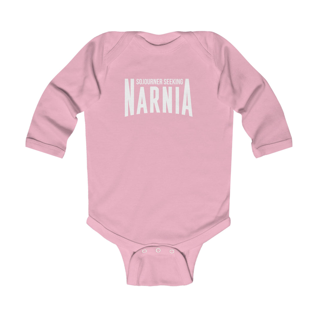 Sojourner Seeking Narnia Infant Long Sleeve Bodysuit Kids clothes Pink NB (0-3M) 