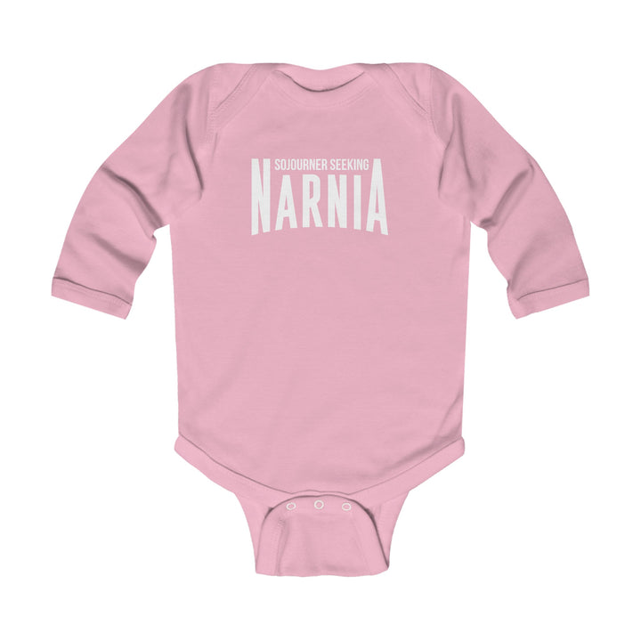 Sojourner Seeking Narnia Infant Long Sleeve Bodysuit Kids clothes Pink NB (0-3M) 