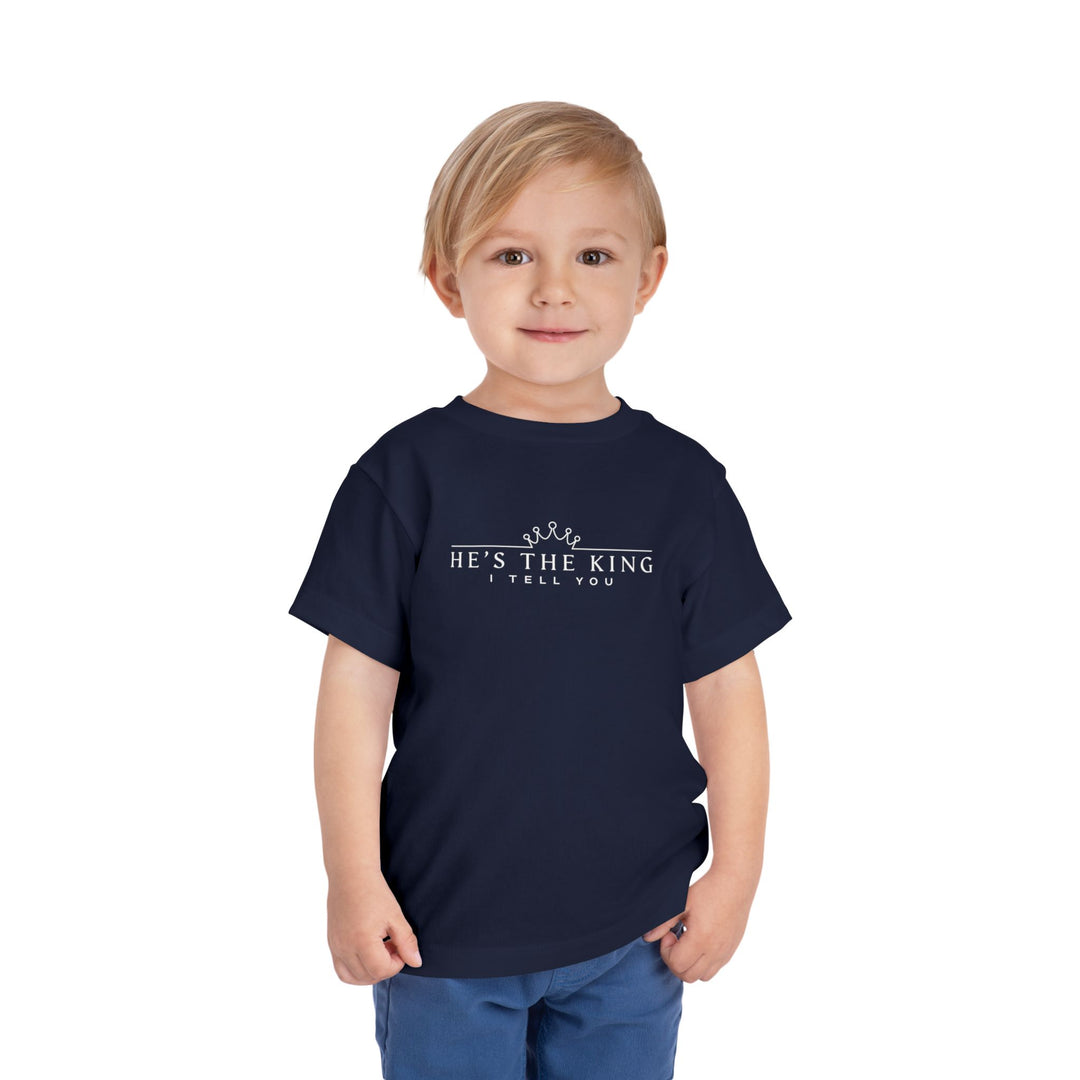 He's The King Toddler Tee Kids clothes   