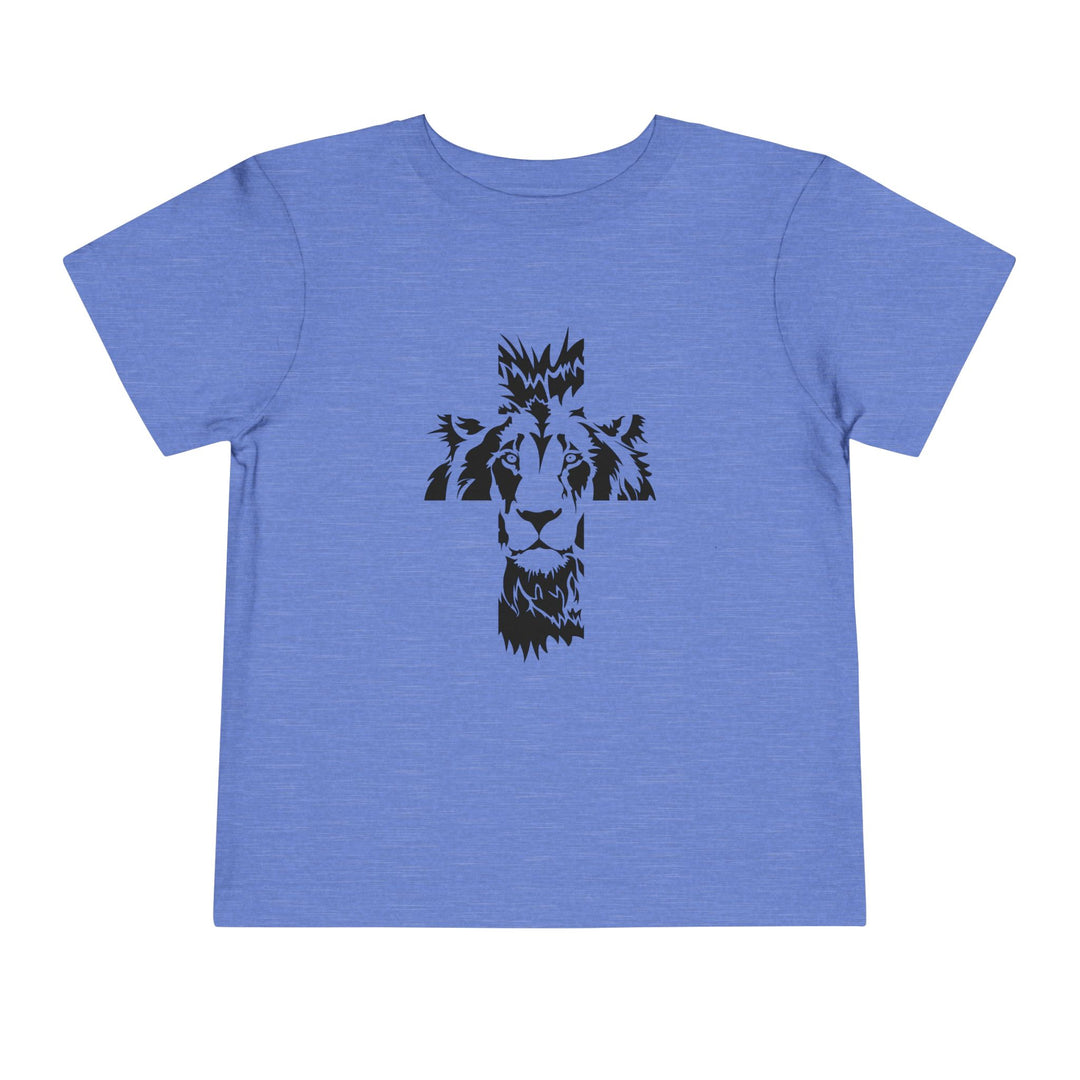 Aslan Cross Toddler Tee Kids clothes Heather Columbia Blue 2T 