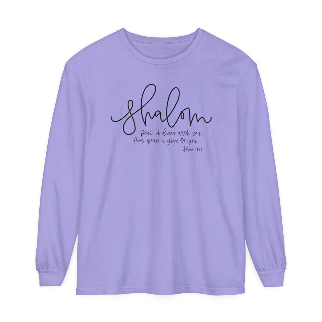 Shalom Long Sleeve Shirt Long-sleeve Violet S 