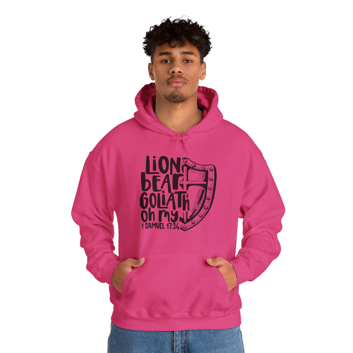 Lion, Bear, Goliath Oh My Hoodie Hoodie   