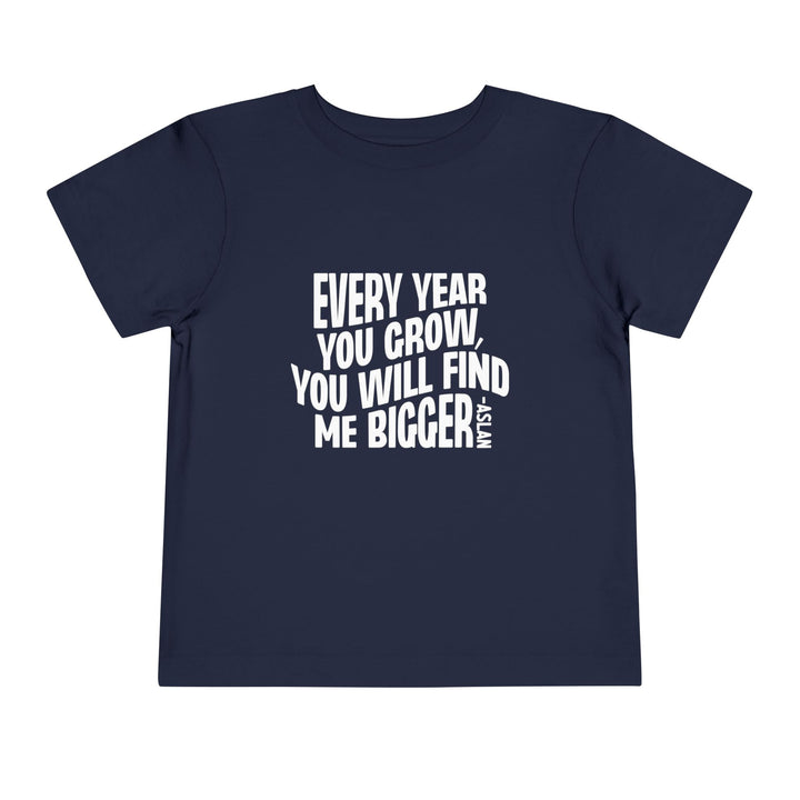 Every Year You Grow Toddler Tee Kids clothes Navy 2T 