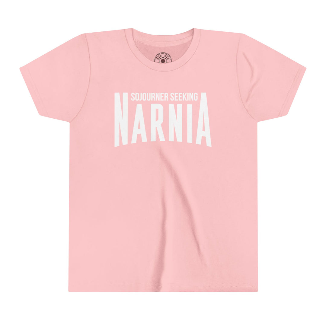 Sojourner Seeking Narnia Youth T-Shirt Kids clothes Pink S 