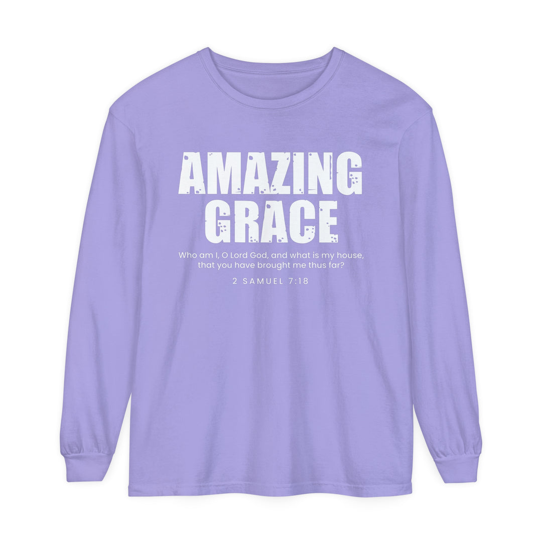 Amazing Grace Long Sleeve Shirt Long-sleeve Violet S 