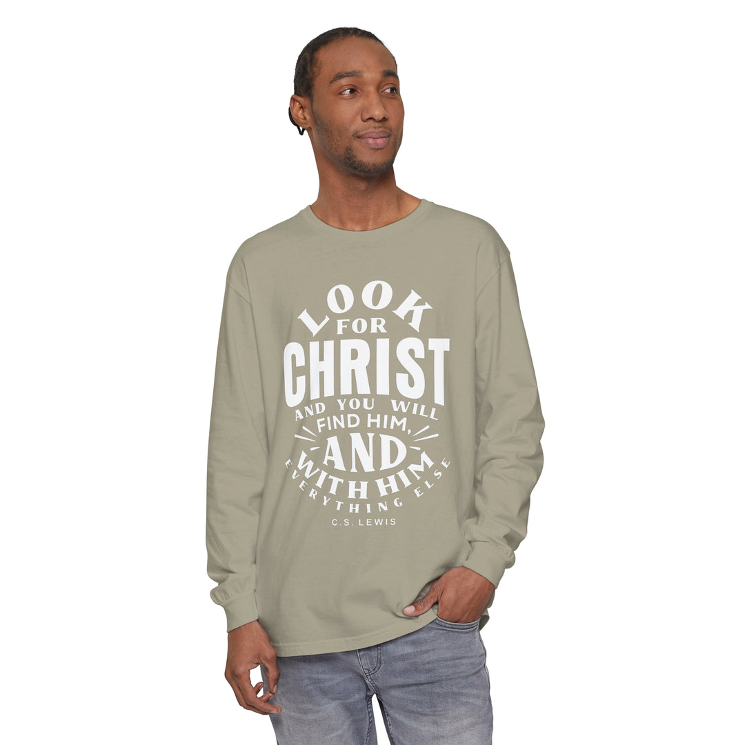 Look For Christ Long Sleeve Shirt Long-sleeve   