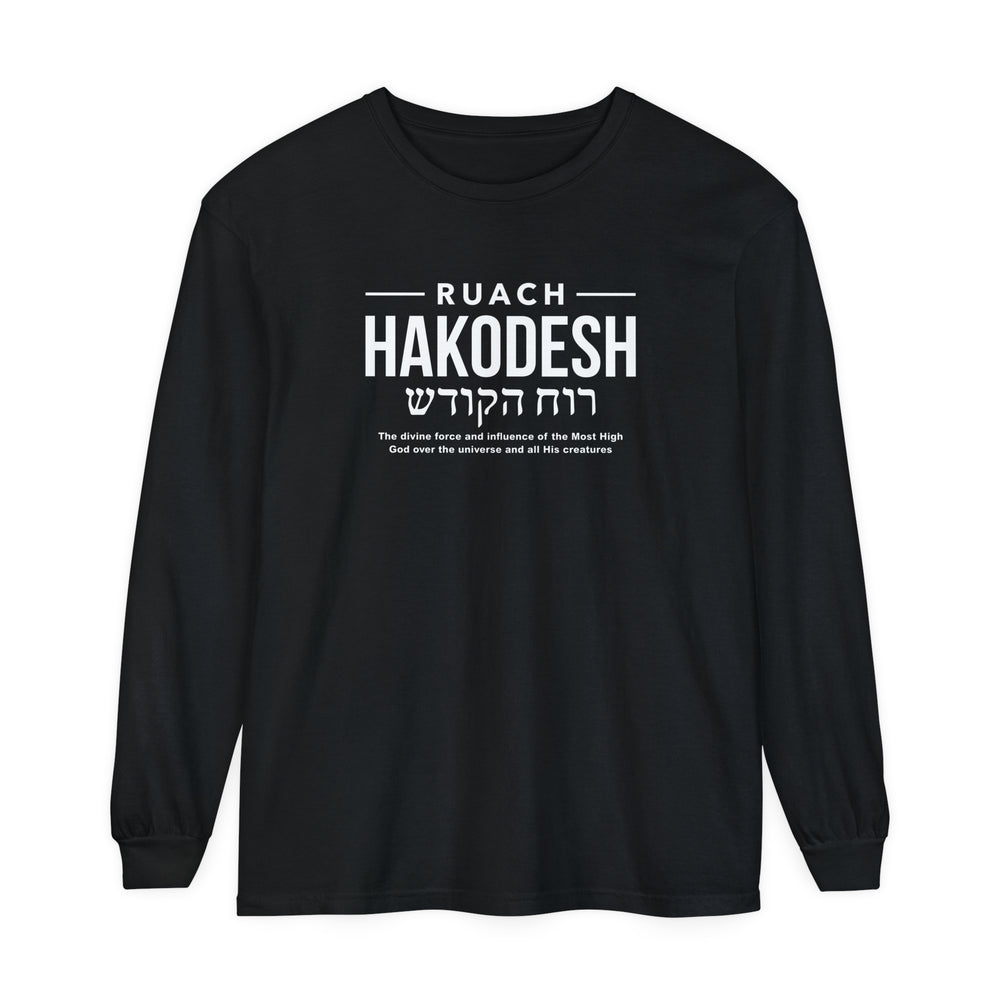 Ruach Hakodesh Divine Force Long Sleeve Shirt Long-sleeve Black S 