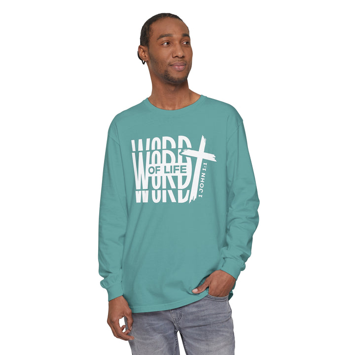 Word of Life Cross Long Sleeve Shirt Long-sleeve   