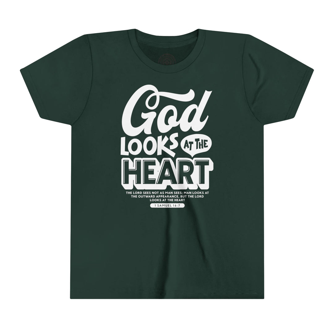 God Looks At Heart Youth T-shirt Kids clothes Forest S 