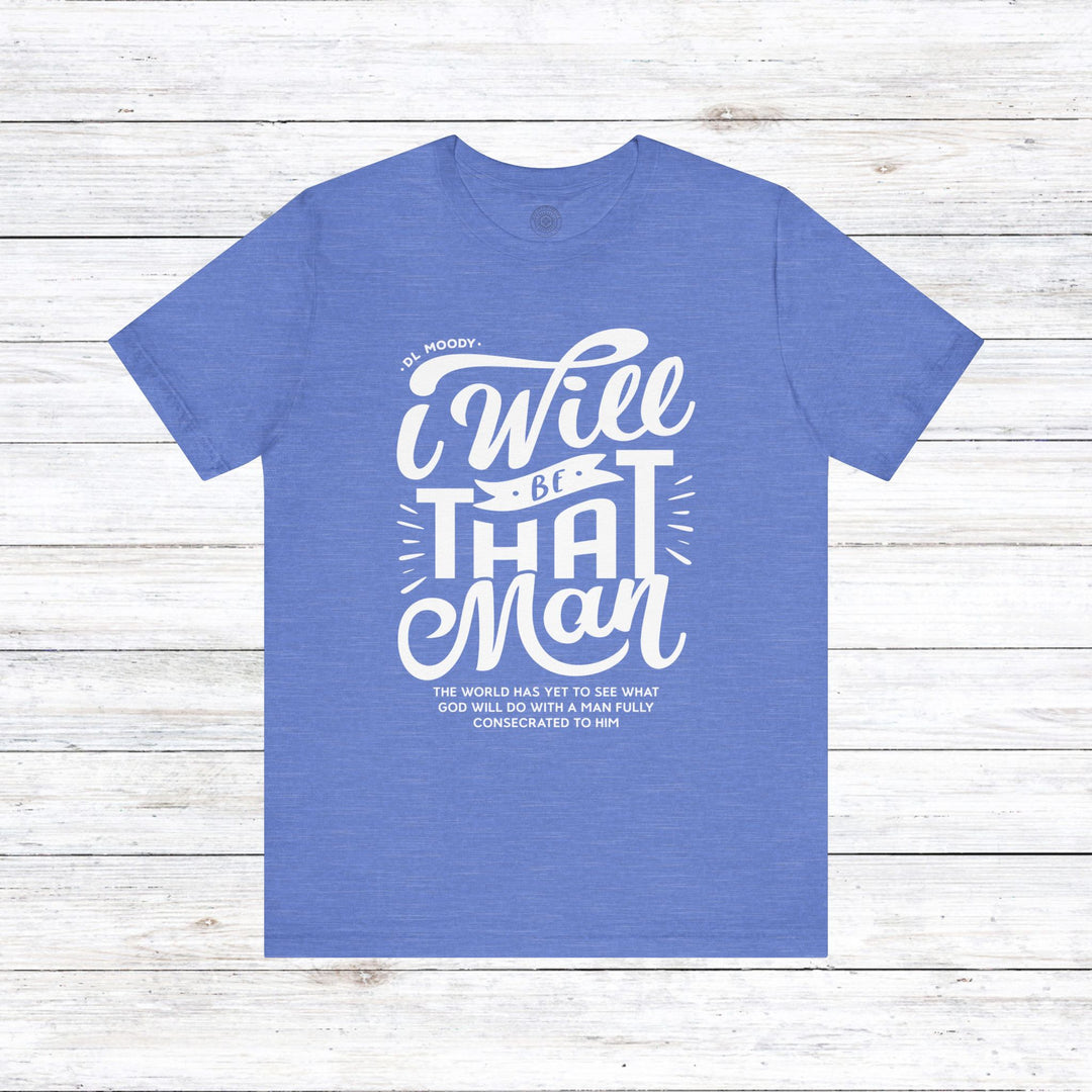 That Man Unisex T-Shirt T-Shirt Heather Columbia Blue S 