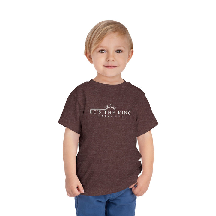 He's The King Toddler Tee Kids clothes   