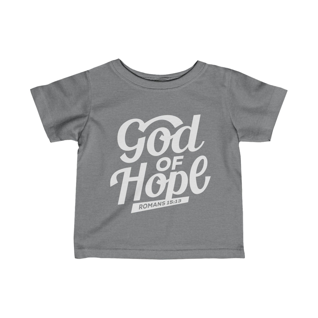 God of Hope Baby Tee Kids clothes Granite Heather 6M 