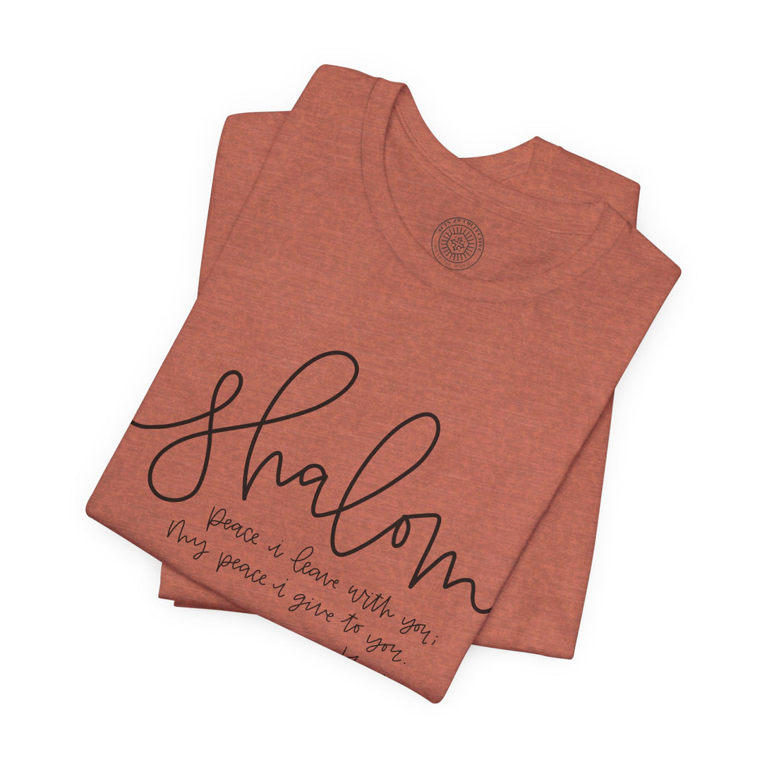 Shalom Peace Unisex T-Shirt T-Shirt   