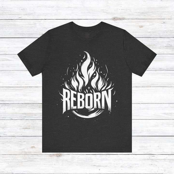 Reborn Unisex T-Shirt T-Shirt Dark Grey Heather S 