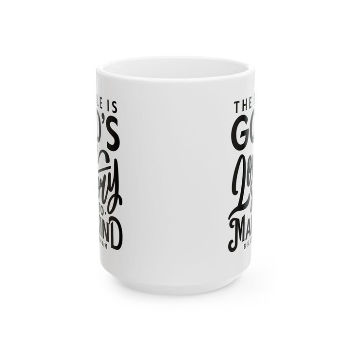 Christian Coffee Mug God's Love Story Ceramic Mug   