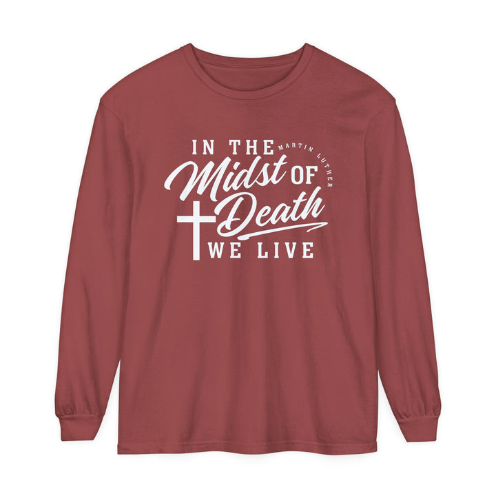 Midst of Death Long Sleeve Shirt Long-sleeve Brick S 