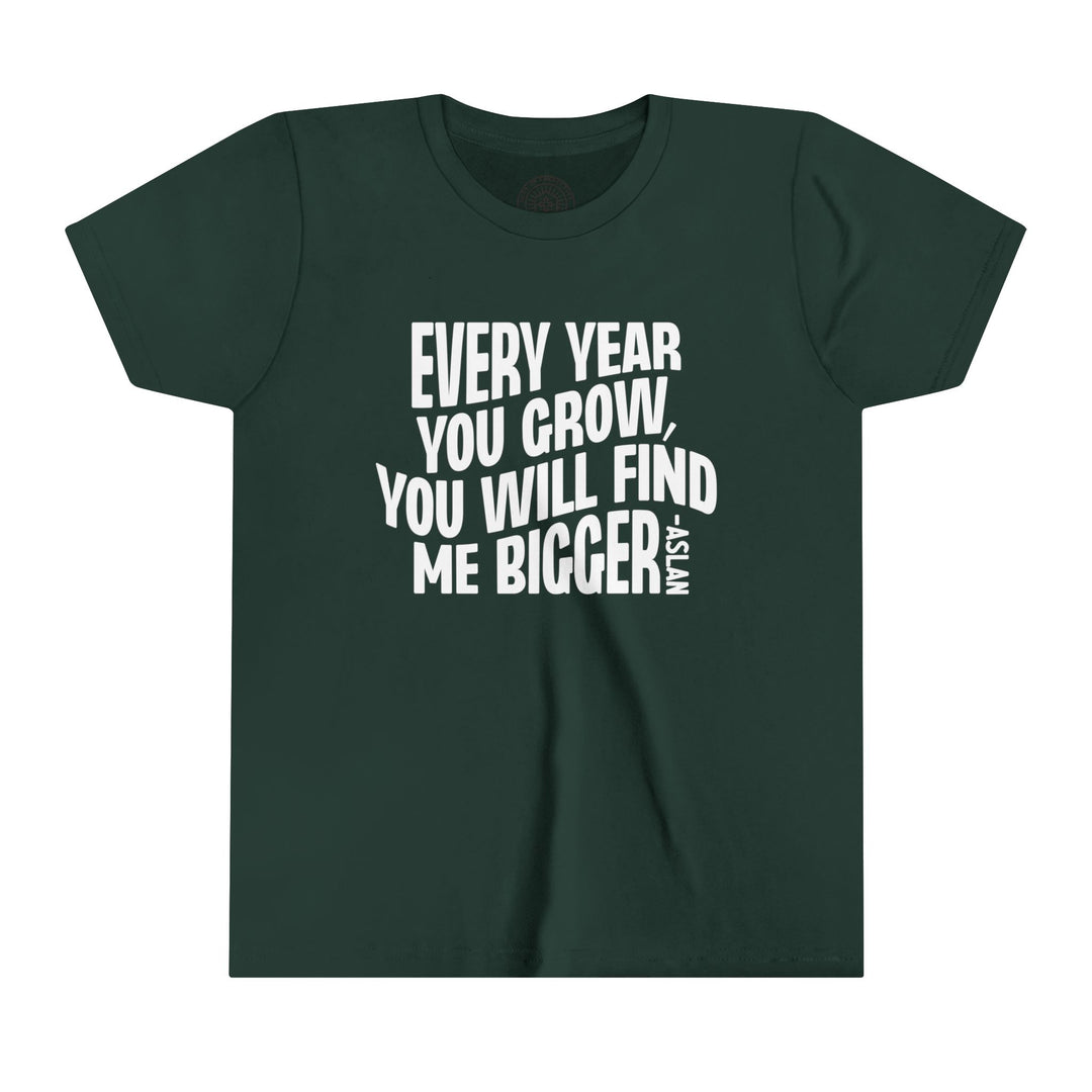 Every Year You Grow Youth T-shirt Kids clothes Forest S 