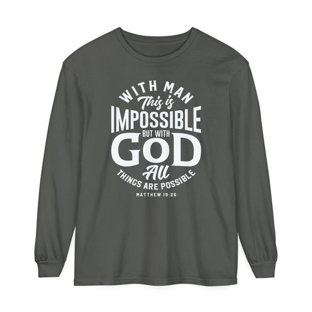 All Things Possible Long Sleeve Shirt Long-sleeve Pepper S 