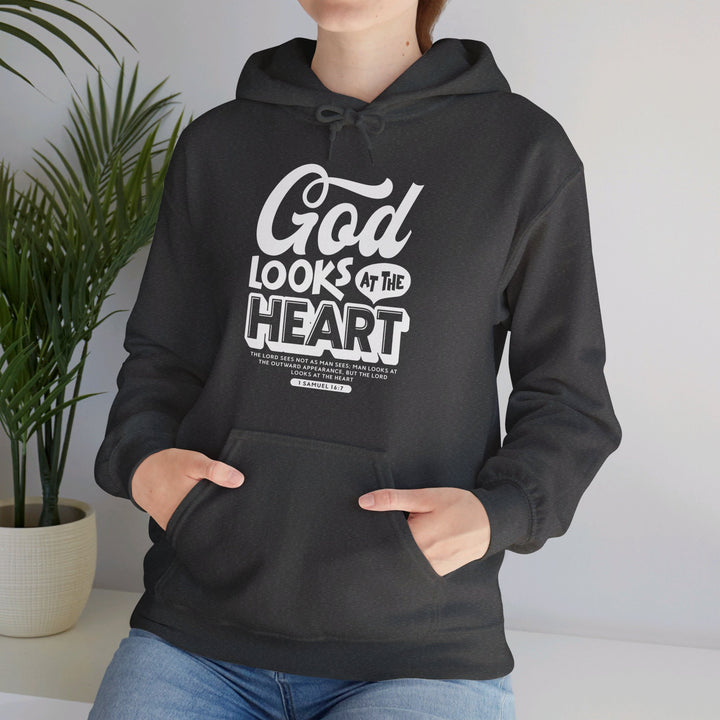 God Looks At Heart Hoodie Hoodie   