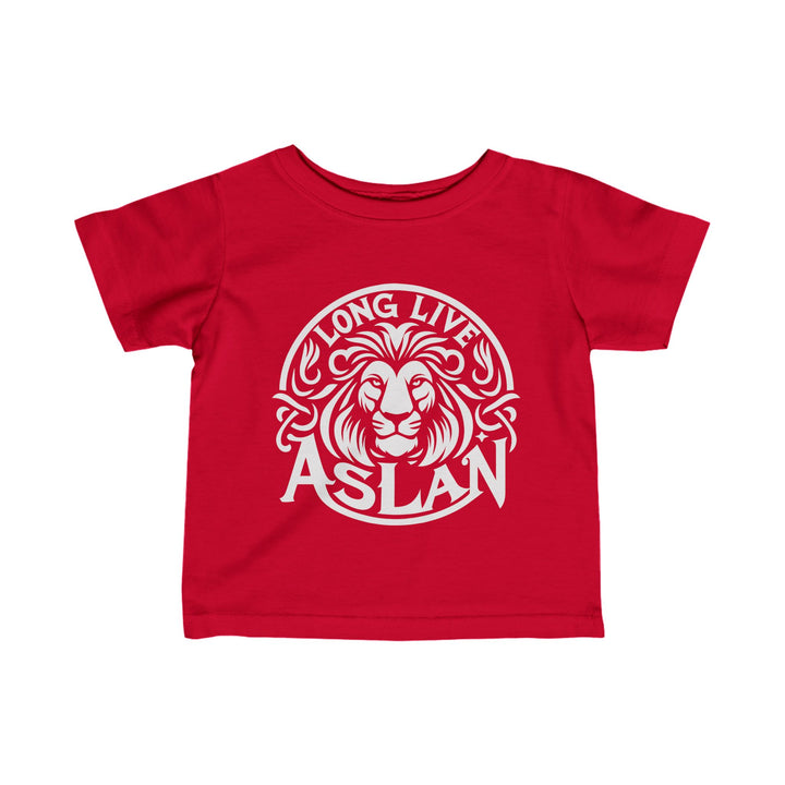 Long Live Aslan Baby Tee Kids clothes Red 6M 