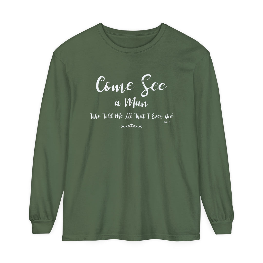 Come See Long Sleeve Shirt Long-sleeve Hemp S 