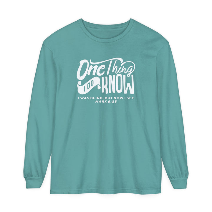 Now I See Long Sleeve Shirt Long-sleeve Seafoam S 