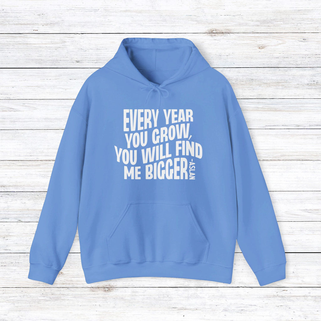 Every Year You Grow  Hoodie Hoodie Carolina Blue S 