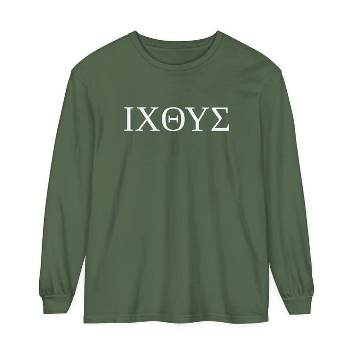 ΙΧΘΥΣ Long Sleeve Shirt Long-sleeve Hemp S 