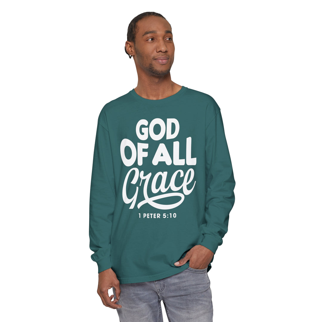 God of All Grace Long Sleeve Shirt Long-sleeve   