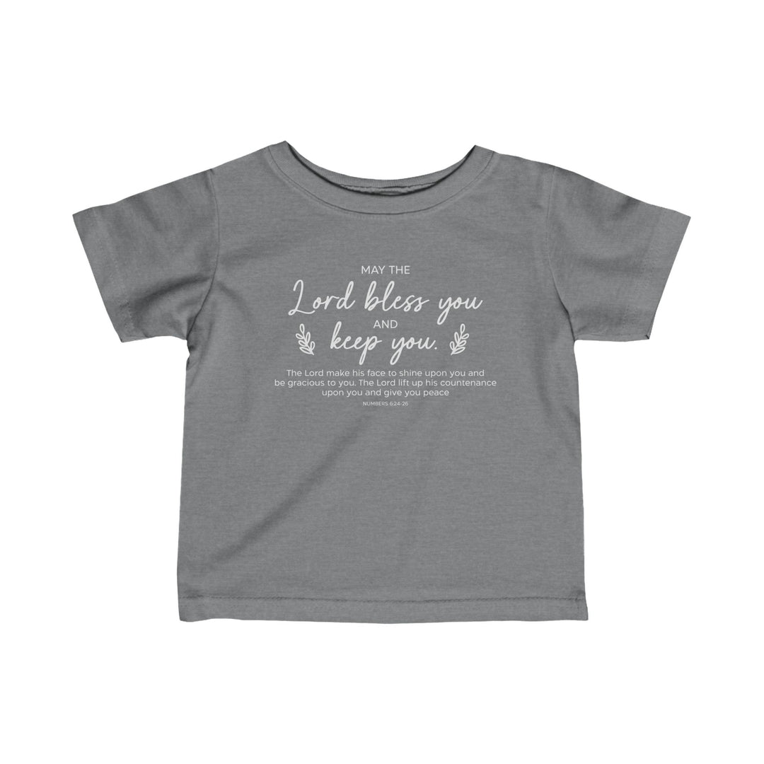 Bless And Keep You Baby  Tee Kids clothes Granite Heather 6M 