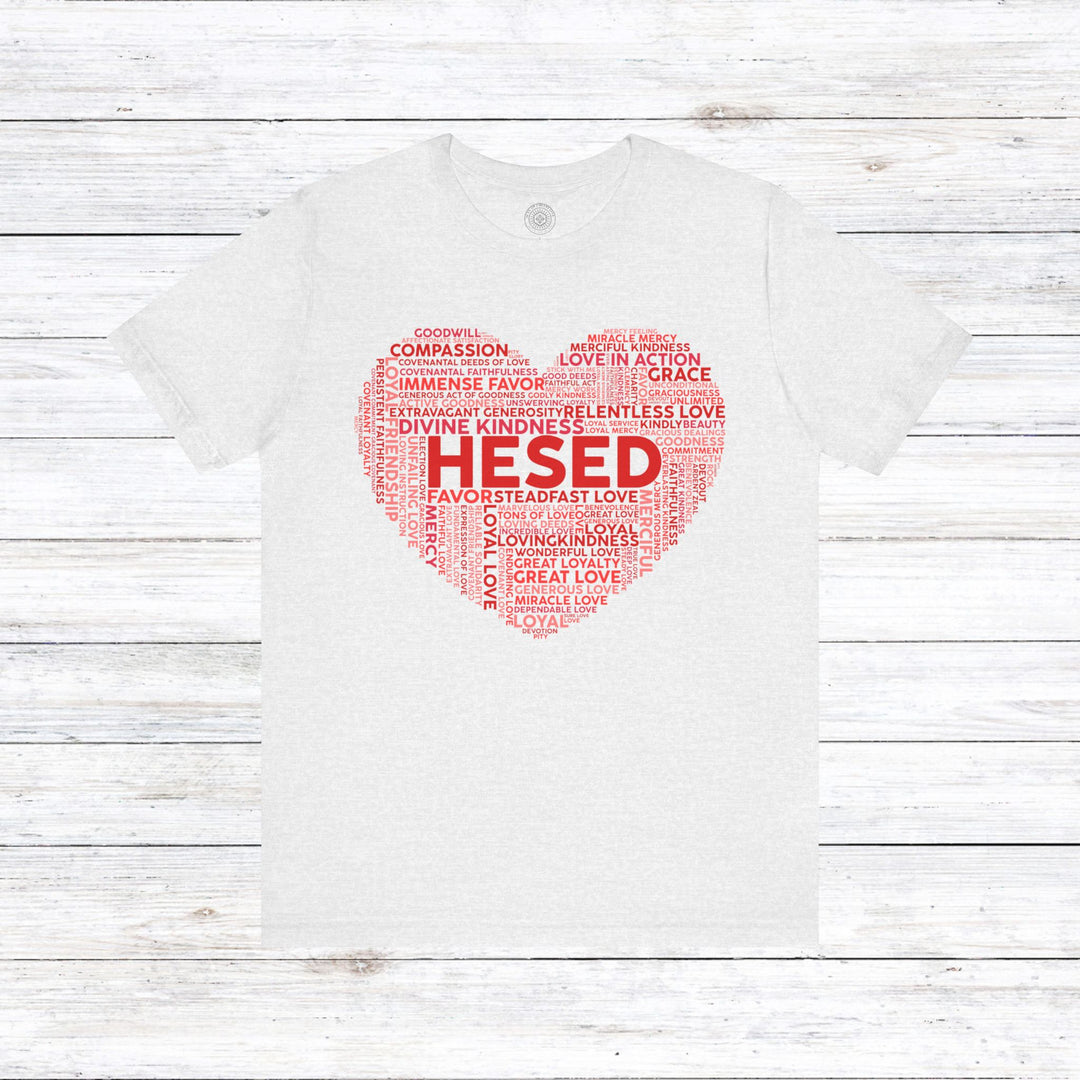 Hesed Heart Cloud Unisex T-Shirt T-Shirt Ash S 