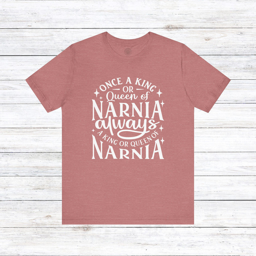 King or Queen of Narnia Unisex T-Shirt T-Shirt Heather Mauve S 