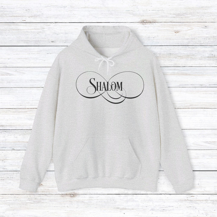 Shalom Script Hoodie Hoodie Ash S 