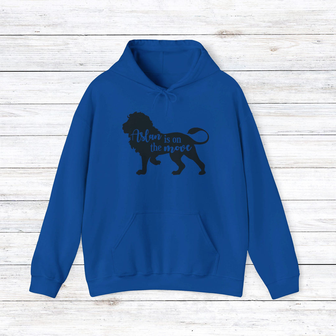 Aslan Is On The Move Hoodie Hoodie Royal S 