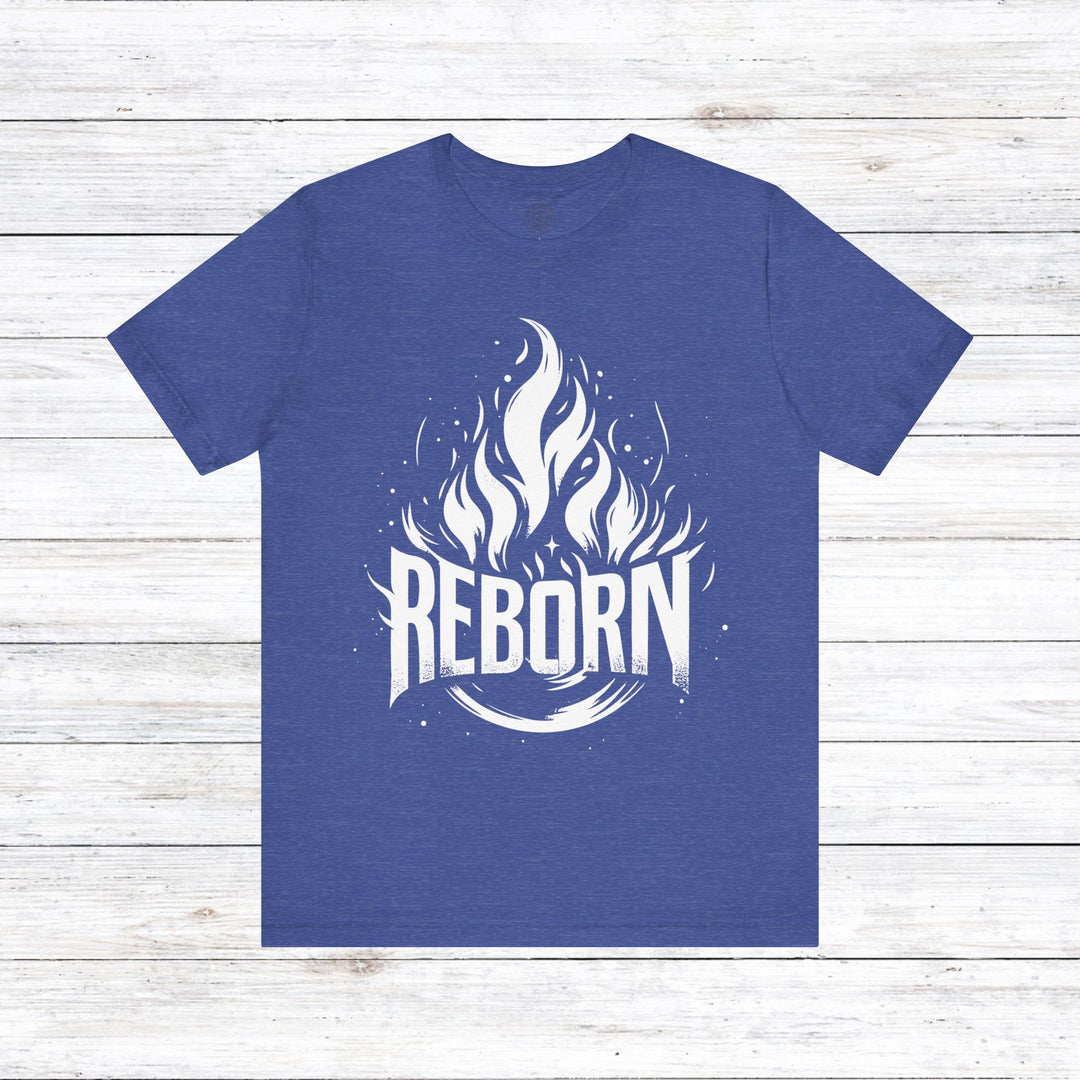 Reborn Unisex T-Shirt T-Shirt Heather True Royal S 