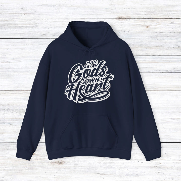 Man After God's Heart Hoodie Hoodie Navy S 