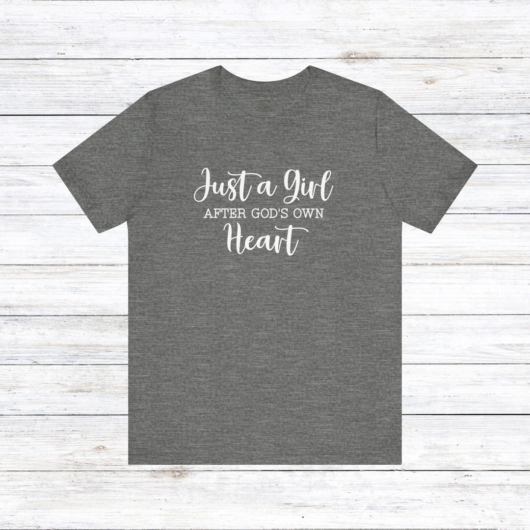 Girl After God's Own Heart Unisex T-Shirt T-Shirt Deep Heather S 