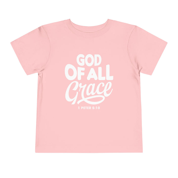 God of All Grace Toddler Tee Kids clothes Pink 2T 