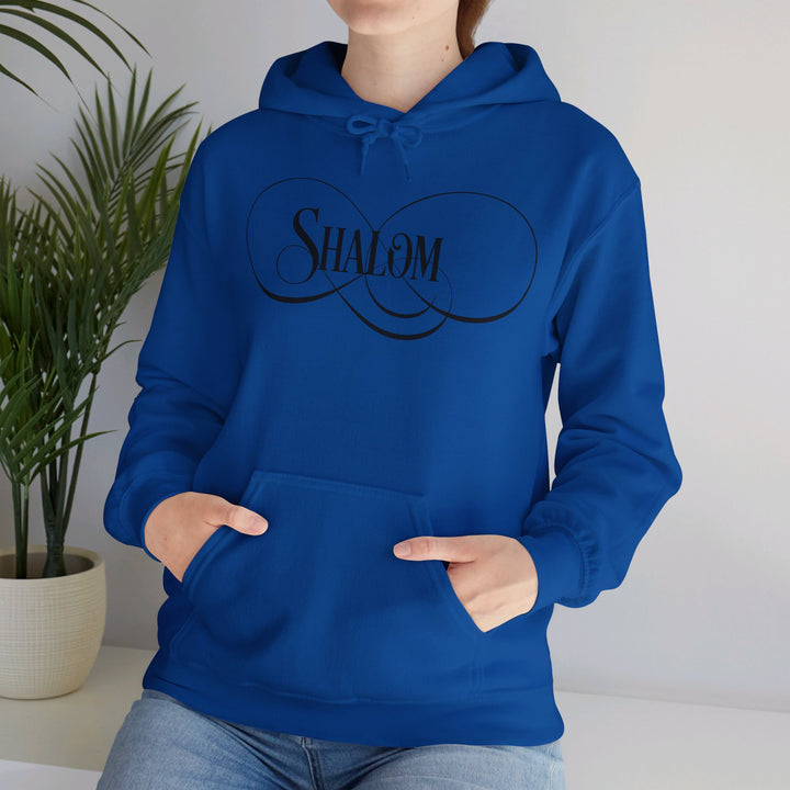 Shalom Script Hoodie Hoodie   