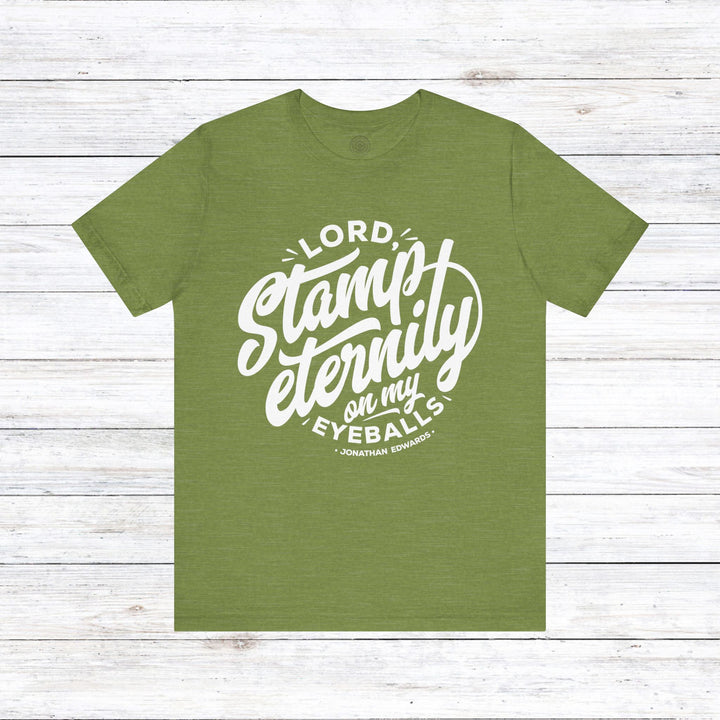 Stamp Eternity Unisex T-Shirt T-Shirt Heather Green S 