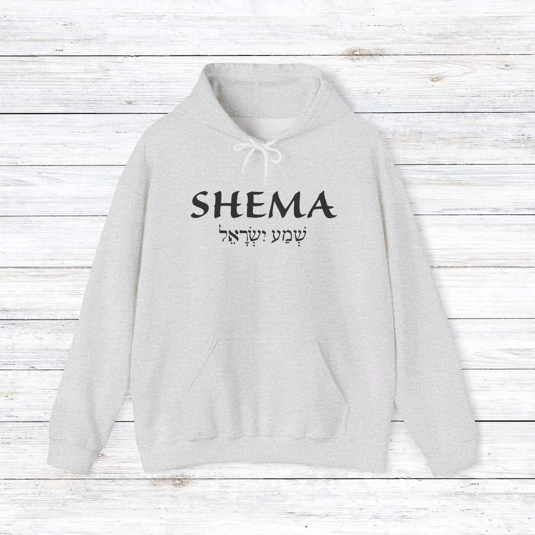 Shema Hebrew Hoodie Hoodie Ash S 