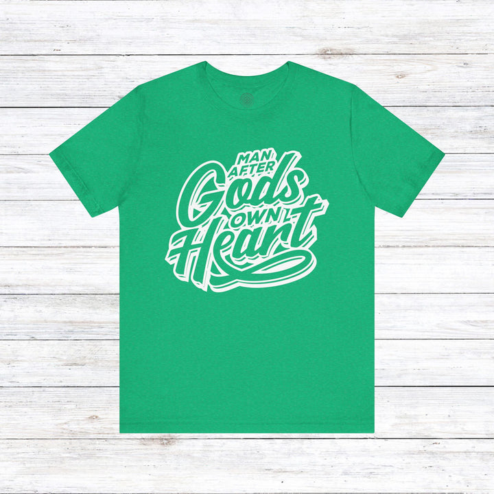 Man After God's Own Heart Unisex T-Shirt T-Shirt Heather Kelly S 