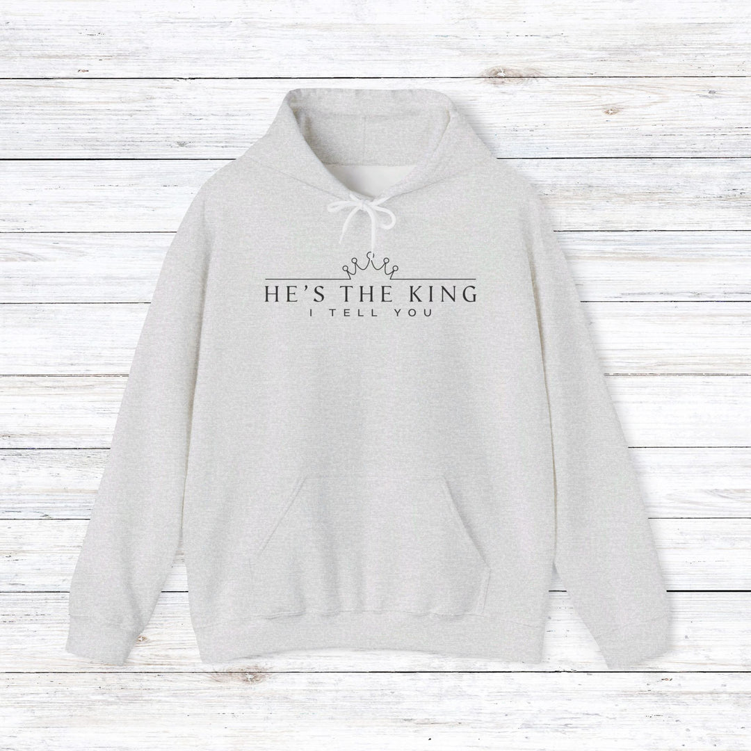 He's The King Hoodie Hoodie Ash S 