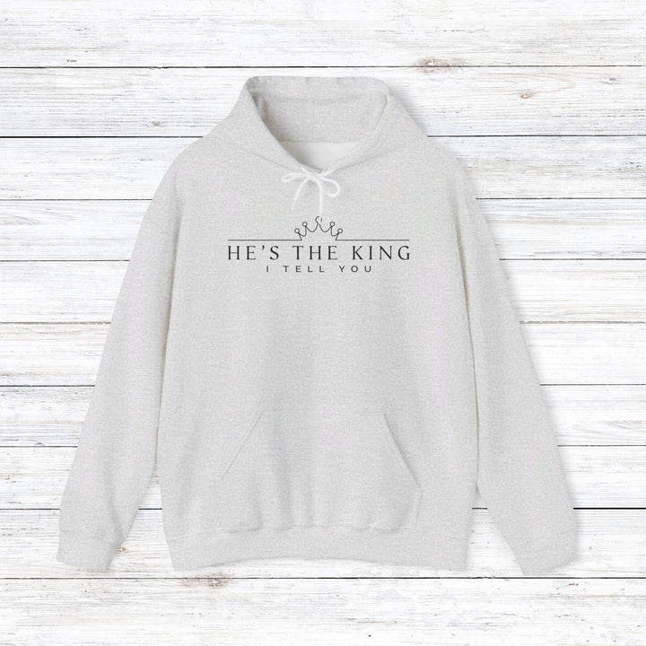 He's The King Hoodie Hoodie Ash S 