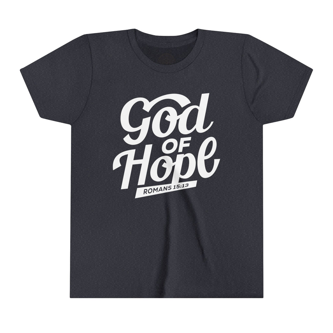 God of Hope Youth T-shirt Kids clothes Heather Navy S 