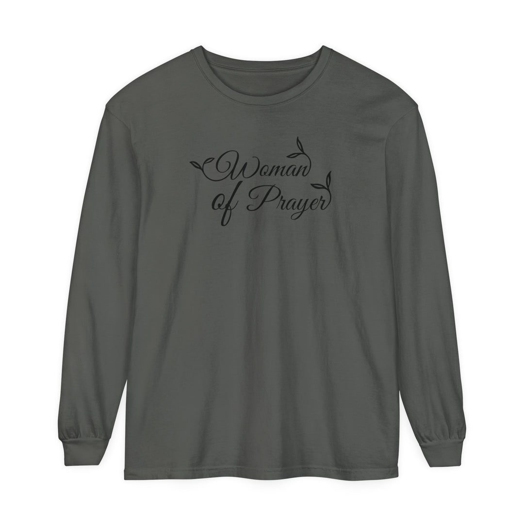 Woman of Prayer Long Sleeve Shirt Long-sleeve Pepper S 